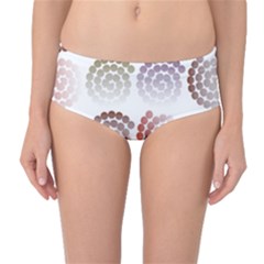 Zappwaits Artdesign Mid-waist Bikini Bottoms by zappwaits