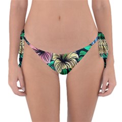 Hibiscus Dream Reversible Bikini Bottom by retrotoomoderndesigns