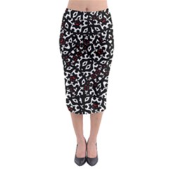 Bold Boho Ethnic Print Midi Pencil Skirt by dflcprintsclothing
