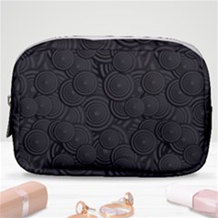 Hypnotic Black And White Make Up Pouch (small) by retrotoomoderndesigns