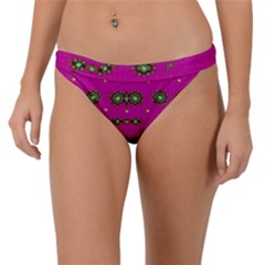 Stars In Fern And Love Ornate Band Bikini Bottom by pepitasart