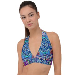 Ml 93 Halter Plunge Bikini Top by ArtworkByPatrick
