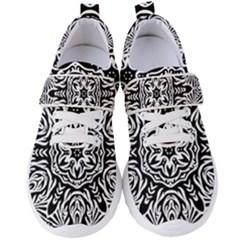Pattern Star Design Texture Women s Velcro Strap Shoes by Pakrebo