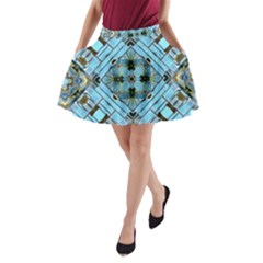 Iphone Background Wallpaper A-line Pocket Skirt by Pakrebo