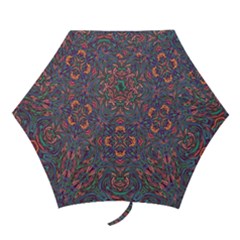 Tile Repeating Colors Texture Mini Folding Umbrellas by Pakrebo