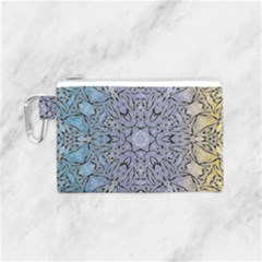 Tile Design Art Mosaic Pattern Canvas Cosmetic Bag (small) by Pakrebo
