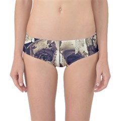 Creepy Photo Collage Artwork Classic Bikini Bottoms by dflcprintsclothing
