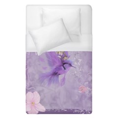 Fairy With Fantasy Bird Duvet Cover (single Size) by FantasyWorld7