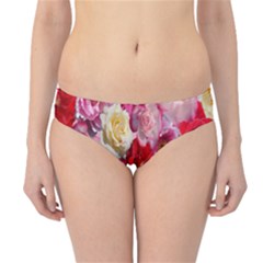 Bed Of Roses Hipster Bikini Bottoms by retrotoomoderndesigns