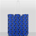 Eyes Blue Full Print Rope Handle Tote (Large) View2
