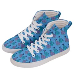 Pears Aqua Men s Hi-top Skate Sneakers by snowwhitegirl