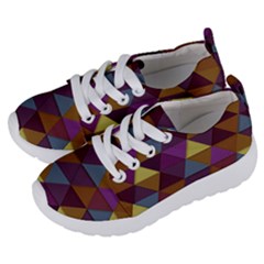 Fall Geometric Pattern Kids  Lightweight Sports Shoes by snowwhitegirl