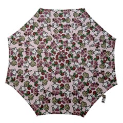 Victorian Girl Pink Hook Handle Umbrellas (small) by snowwhitegirl