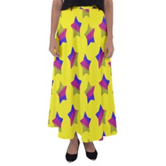 Ombre Glitter  Star Pattern Flared Maxi Skirt by snowwhitegirl