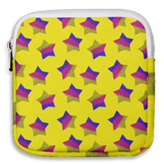 Ombre Glitter  Star Pattern Mini Square Pouch by snowwhitegirl