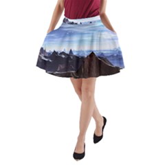 Planet Discover Fantasy World A-line Pocket Skirt by Pakrebo
