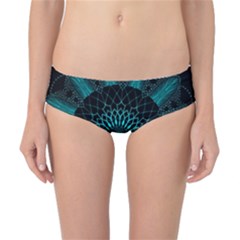 Ornament District Turquoise Classic Bikini Bottoms by Pakrebo