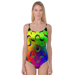Ball Sphere Digital Art Fractals Camisole Leotard  by Pakrebo