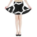 Giant Bold Dark Geometric Print Mini Flare Skirt View3