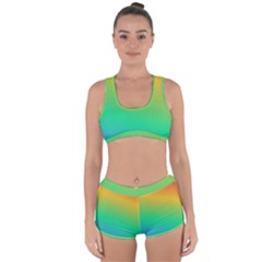 Sunburnt Splash Racerback Boyleg Bikini Set by retrotoomoderndesigns