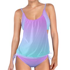 Pink Aqua Dream Tankini Set by retrotoomoderndesigns