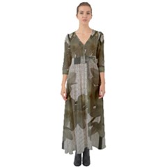 Paperwhite Button Up Boho Maxi Dress by Riverwoman