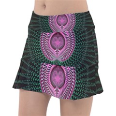 Fractal Traditional Fractal Hypnotic Tennis Skirt by Pakrebo