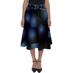 Fractal Rendering Background Green Perfect Length Midi Skirt by Pakrebo