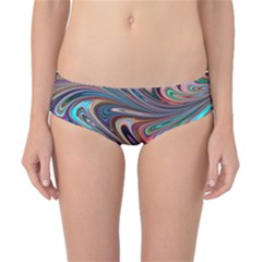 Seamless Abstract Marble Colorful Classic Bikini Bottoms by Pakrebo