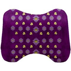 A Feel Of Flowers In Beautiful Air Head Support Cushion by pepitasart