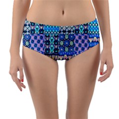 Ml 130 1 Reversible Mid-waist Bikini Bottoms by ArtworkByPatrick