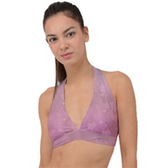 Lovely Hearts Halter Plunge Bikini Top by lucia