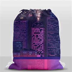 Architecture Home Skyscraper Drawstring Bag (small) by Sudhe