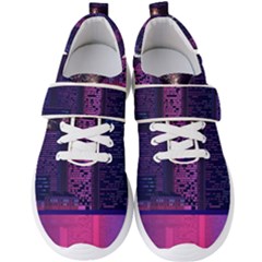 Architecture Home Skyscraper Men s Velcro Strap Shoes by Sudhe