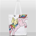 Unicorn Arociris Raimbow Magic Full Print Rope Handle Tote (Small) View2