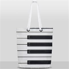 Keybord Piano Full Print Rope Handle Tote (small) by Sudhe