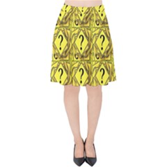 Questions Velvet High Waist Skirt by ArtworkByPatrick