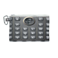 Scientific Solar Calculator Canvas Cosmetic Bag (medium) by Sudhe