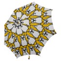 Yellow Owl Background Hook Handle Umbrellas (Medium) View2