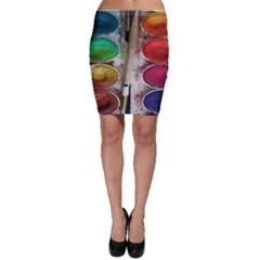 Paint Box Bodycon Skirt by Sudhe