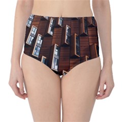 Abstract Architecture Building Business Classic High-waist Bikini Bottoms by Sudhe