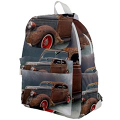 Auto Old Car Automotive Retro Top Flap Backpack by Sudhe