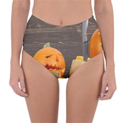 Old Crumpled Pumpkin Reversible High-waist Bikini Bottoms by rsooll