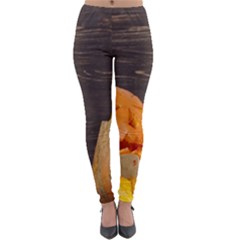 Old Crumpled Pumpkin Lightweight Velour Leggings by rsooll