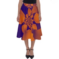 Digital Art Art Artwork Abstract Perfect Length Midi Skirt by Pakrebo