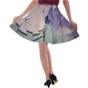 Digital Art Art Artwork Abstract A-line Skater Skirt View2