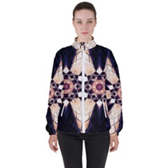 Digital Art Art Artwork Abstract High Neck Windbreaker (women) by Pakrebo