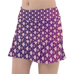Texture Background Pattern Tennis Skirt by Pakrebo