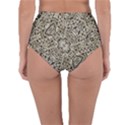Cyber Punk Pattern Design Reversible High-Waist Bikini Bottoms View2