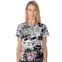 Feminism collage  V-Neck Sport Mesh Tee View1